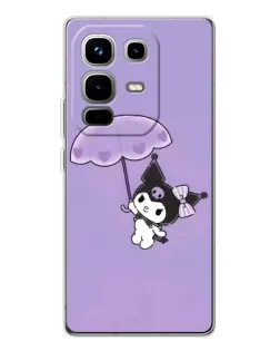 Чохол для Infinix Note 50 з картинкою «Kuromi з парасолькою»