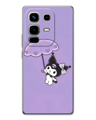 Чохол для Infinix Note 50 з картинкою «Kuromi з парасолькою» Чохол для Infinix Note 50 з картинкою «Kuromi з парасолькою»