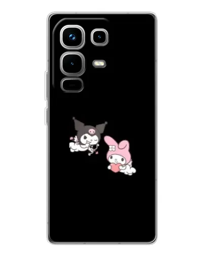 Чохол для Infinix Note 50 з картинкою «My Melody та Kuromi» Чохол для Infinix Note 50 з картинкою «My Melody та Kuromi»