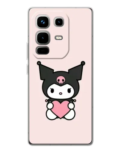 Чохол для Infinix Note 50 з картинкою «Kuromi та серце» Чохол для Infinix Note 50 з картинкою «Kuromi та серце»