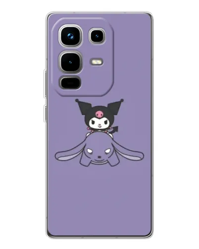 Чохол для Infinix Note 50 з картинкою «Kuromi на ліловому фоні» Чохол для Infinix Note 50 з картинкою «Kuromi на ліловому фоні»