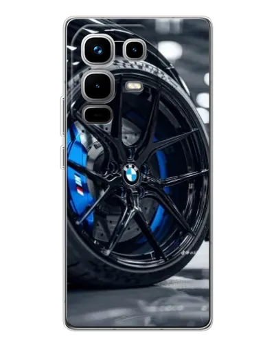 Чехол для Infinix Note 50 с картинкой «Колесо BMW вблизи»