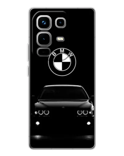 Чехол для Infinix Note 50 с картинкой «BMW — взгляд из темноты»