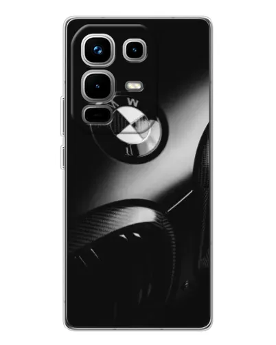 Чехол для Infinix Note 50 с картинкой «Эмблема BMW — макро»