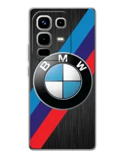 Чехол для Infinix Note 50 с картинкой «BMW M-stripes стиль»