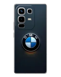 Чехол для Infinix Note 50 с картинкой «Логотип BMW — минимализм»