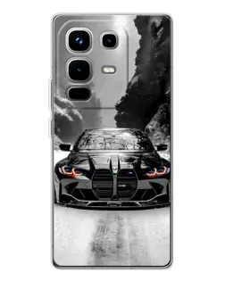 Чехол для Infinix Note 50 с картинкой «BMW — акварельный дрифт»