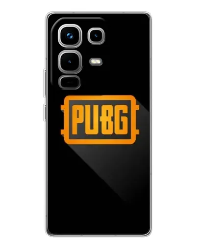 Чохол для Infinix Note 50 з картинкою «PUBG — рамка лого»
