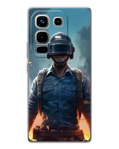 Чохол для Infinix Note 50 з картинкою «PUBG — реалістичний герой»