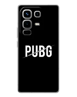 Чохол для Infinix Note 50 з картинкою «PUBG — білий логотип»