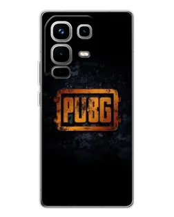 Чохол для Infinix Note 50 з картинкою «PUBG — золотий логотип»