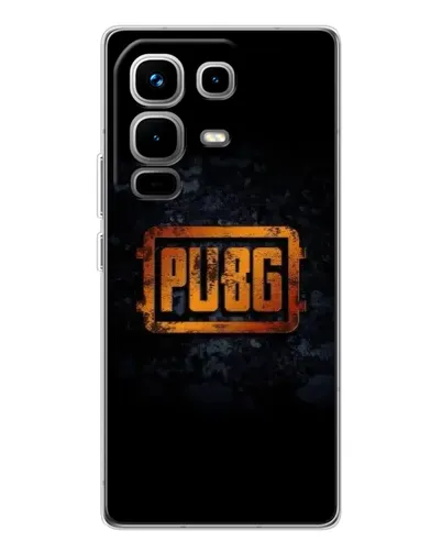 Чохол для Infinix Note 50 з картинкою «PUBG — золотий логотип»