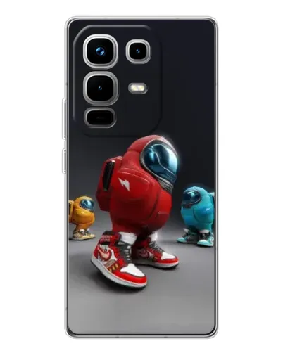 Чохол для Infinix Note 50 з картинкою «Among Us — 3D стиль»
