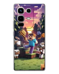 Чохол для Infinix Note 50 з картинкою «Стів на фермі»