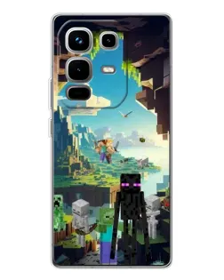 Чохол для Infinix Note 50 з картинкою «Ендермен у лісі»