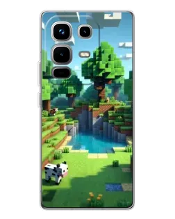 Чохол для Infinix Note 50 з картинкою «Minecraft літній день»