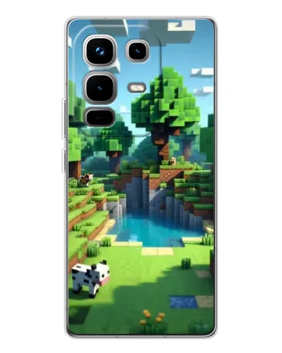 Чохол для Infinix Note 50 з картинкою «Minecraft літній день»