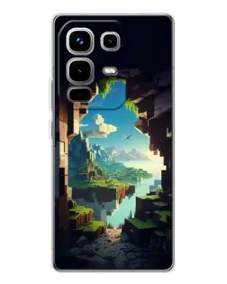 Чохол для Infinix Note 50 з картинкою «Вид з печери»
