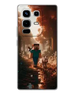 Чохол для Infinix Note 50 з картинкою «Стів у лісі»