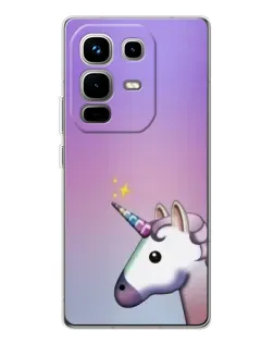 Чехол для Infinix Note 50 с картинкой «Единорог градиент» Чехол для Infinix Note 50 с картинкой «Единорог градиент»