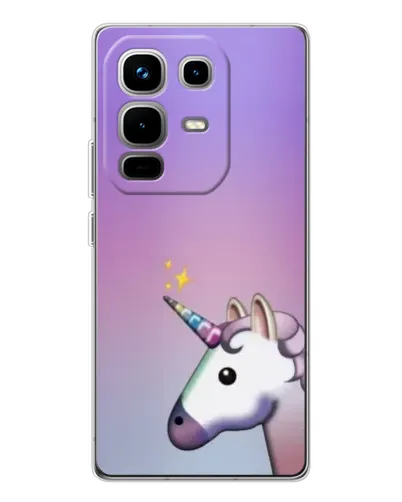 Чехол для Infinix Note 50 с картинкой «Единорог градиент»