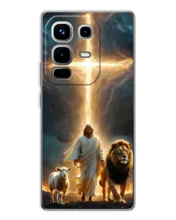 Чехол для Infinix Note 50 с картинкой «Лев Иуды и Свет»