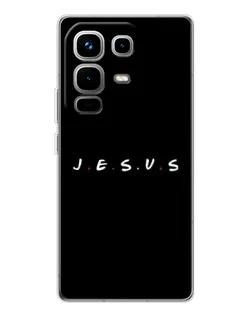 Чехол для Infinix Note 50 с картинкой «Точки веры J.E.S.U.S.»