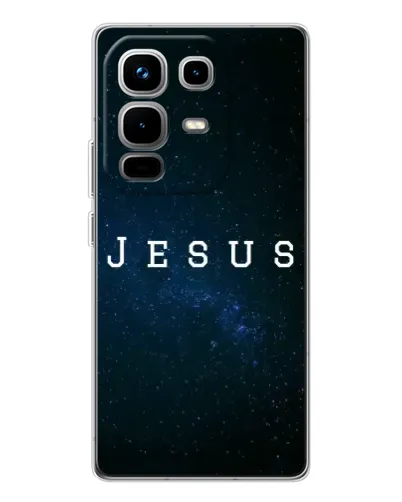 Чехол для Infinix Note 50 с картинкой «Звездное небо Jesus»