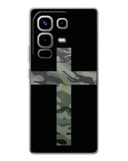 Чехол для Infinix Note 50 с картинкой «Милитари Крест»