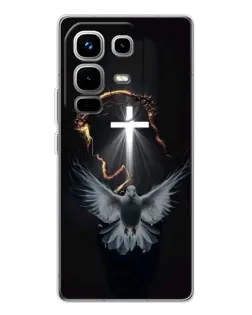 Чехол для Infinix Note 50 с картинкой «Голубь и Свет»