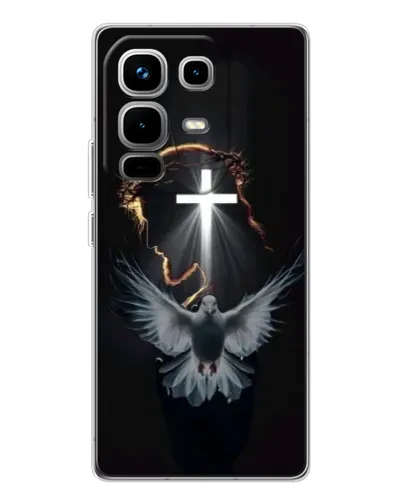 Чехол для Infinix Note 50 с картинкой «Голубь и Свет»