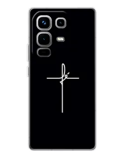 Чехол для Infinix Note 50 с картинкой «Тонкий крест»