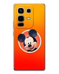 Чехол для Infinix Note 50 с картинкой «Mickey в круге»