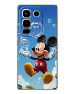 Чехол для Infinix Note 50 с картинкой «Mickey и мыльные пузыри» Чехол для Infinix Note 50 с картинкой «Mickey и мыльные пузыри»