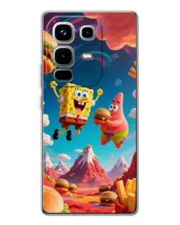 Чехол для Infinix Note 50 с картинкой «Космический фастфуд» Чехол для Infinix Note 50 с картинкой «Космический фастфуд»