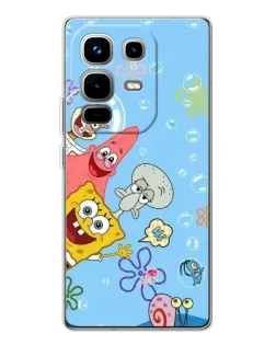 Чехол для Infinix Note 50 с картинкой «Веселые пузырьки»