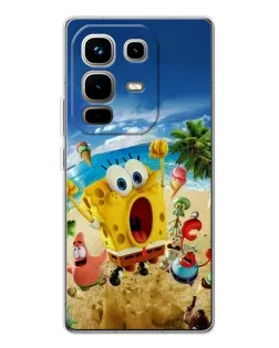Чехол для Infinix Note 50 с картинкой «Развлечения на пляже»