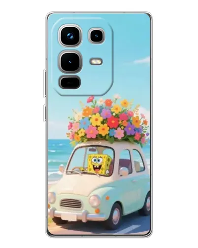 Чехол для Infinix Note 50 с картинкой «Автомобильное путешествие»