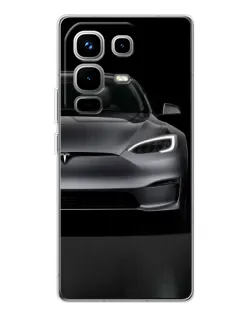 Чехол для Infinix Note 50 с картинкой «Tesla Model S Look» Чехол для Infinix Note 50 с картинкой «Tesla Model S Look»