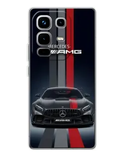 Чехол для Infinix Note 50 с картинкой «Mercedes — белый карбон» Чехол для Infinix Note 50 с картинкой «Mercedes — белый карбон»