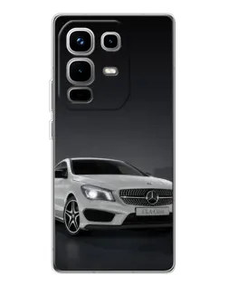 Чехол для Infinix Note 50 с картинкой «Mercedes AMG GT Silver»
