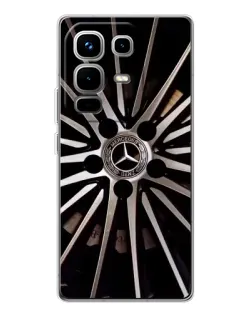 Чехол для Infinix Note 50 с картинкой «Диск Mercedes»