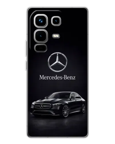 Чехол для Infinix Note 50 с картинкой «Mercedes — решетка радиатора»