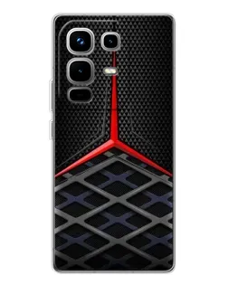Чехол для Infinix Note 50 с картинкой «Mercedes Carbon Grid»