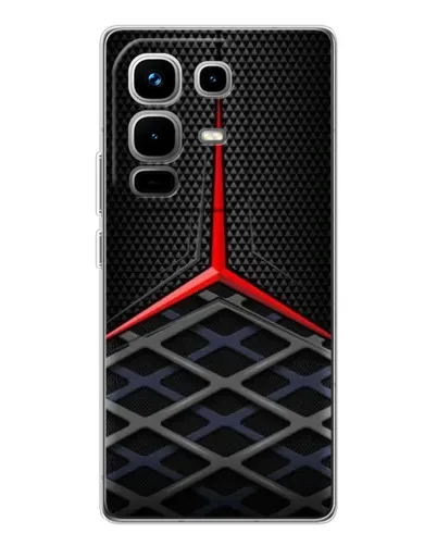 Чехол для Infinix Note 50 с картинкой «Mercedes Carbon Grid»