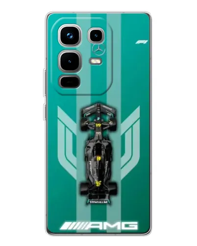 Чехол для Infinix Note 50 с картинкой «Mercedes AMG Petronas»