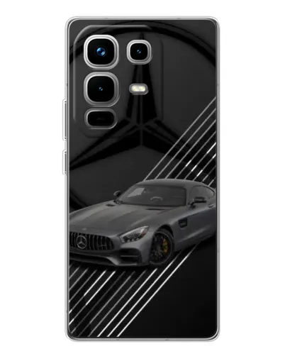 Чехол для Infinix Note 50 с картинкой «Mercedes AMG — графика»