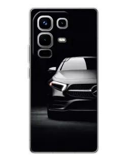 Чехол для Infinix Note 50 с картинкой «Свет фар Mercedes»