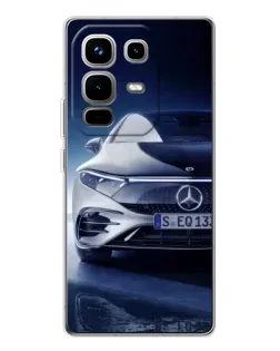 Чехол для Infinix Note 50 с картинкой «Mercedes EQ — будущее»