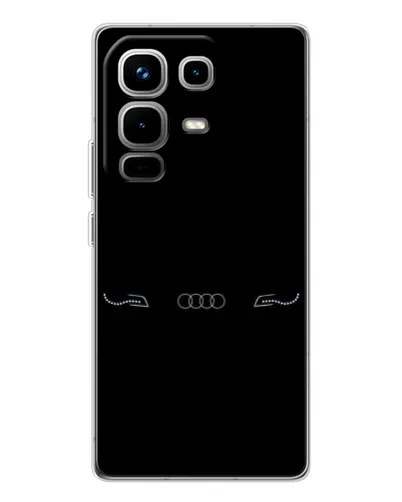 Чехол для Infinix Note 50 с картинкой «Audi — световой подпись»